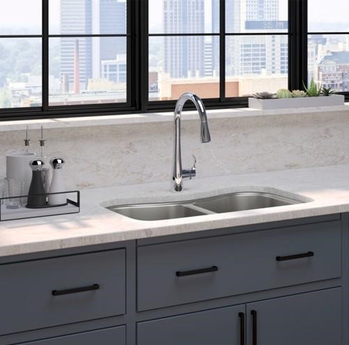 Optimal Sink Shapes for Small Spaces