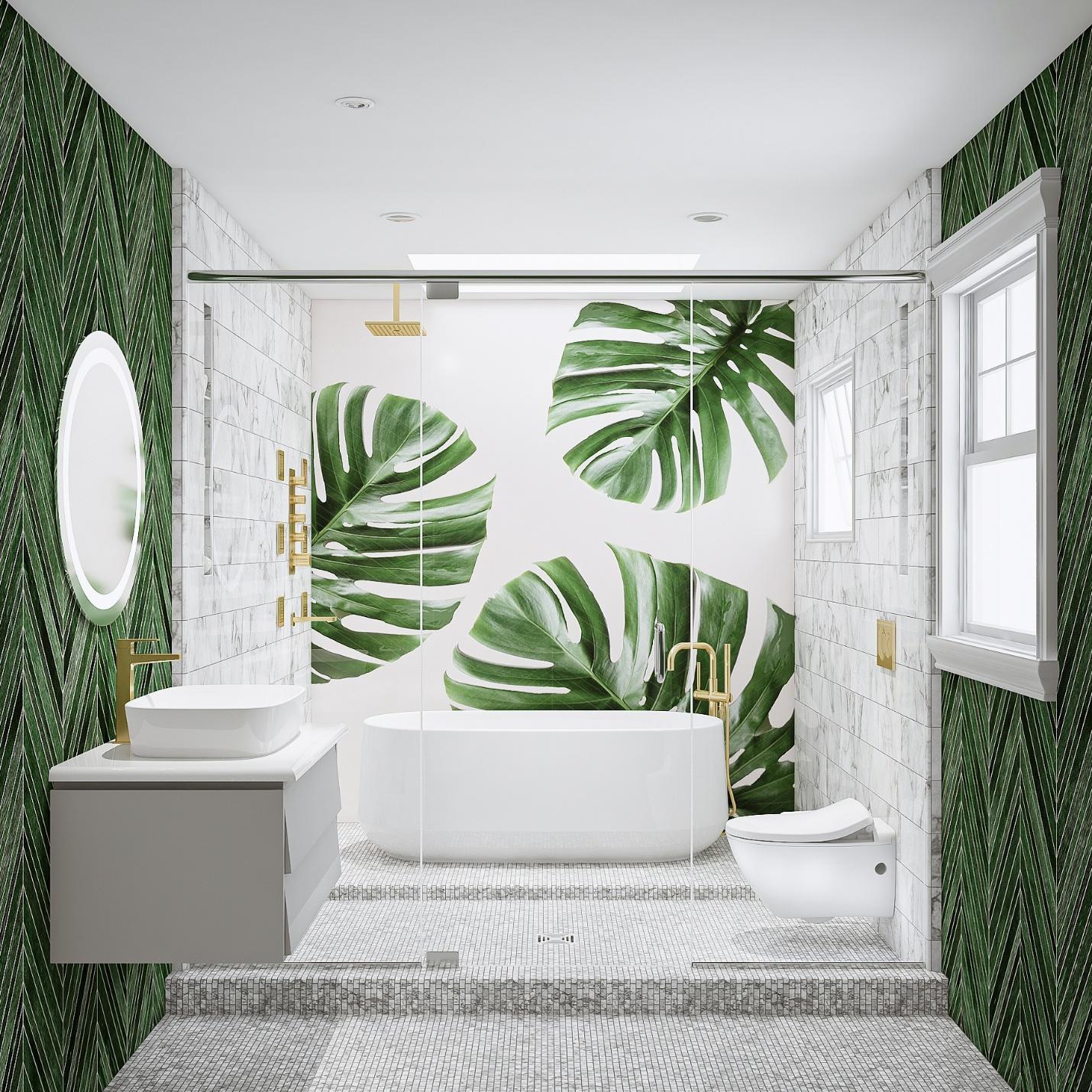showers and bathtubs