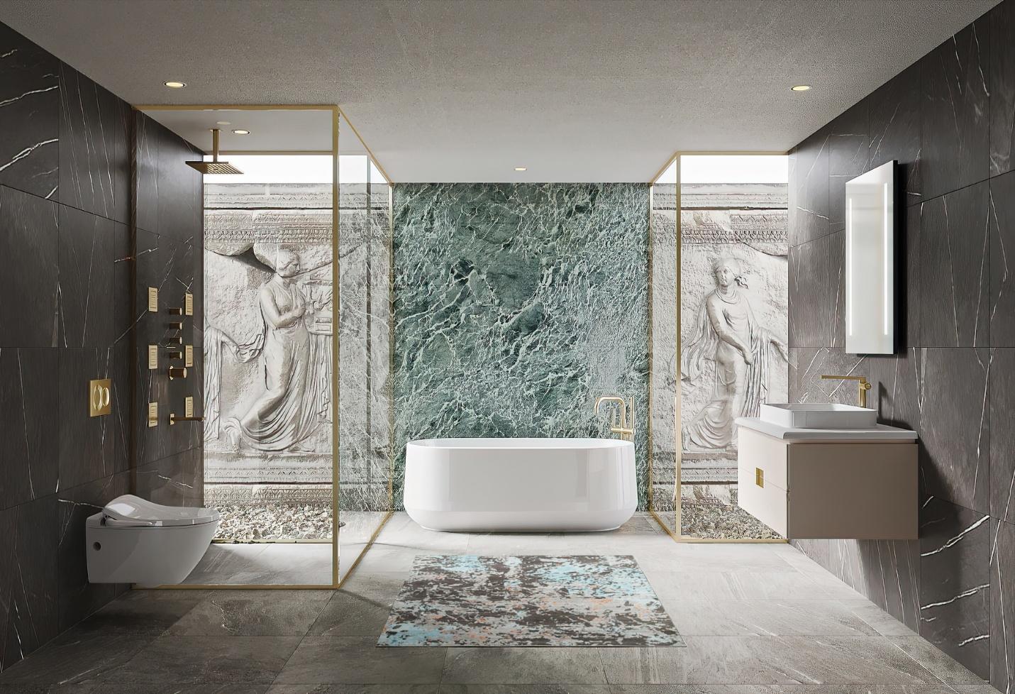 showers and bathtubs