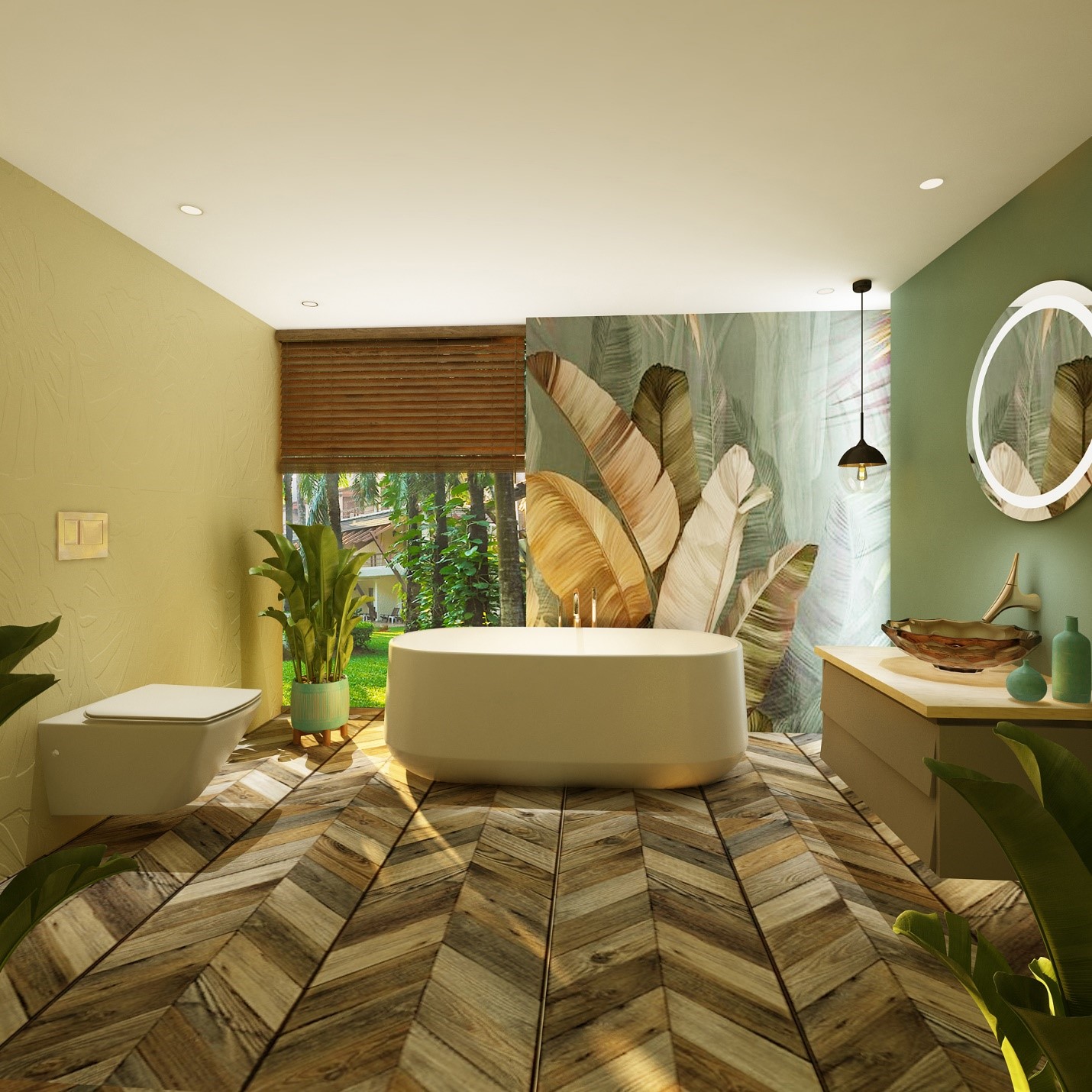 Bring Nature's Abode to Your Bathroom