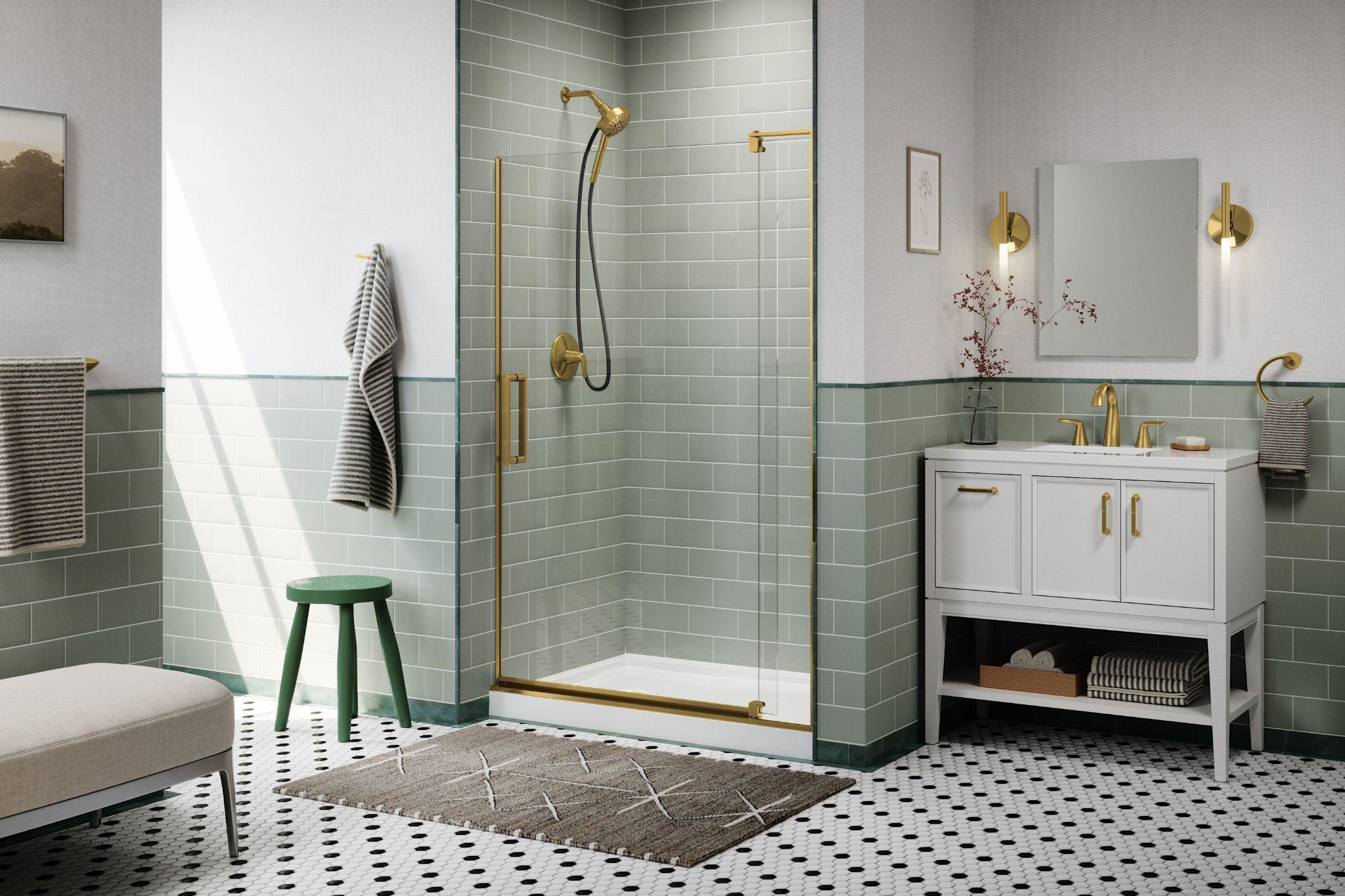 Corner showers