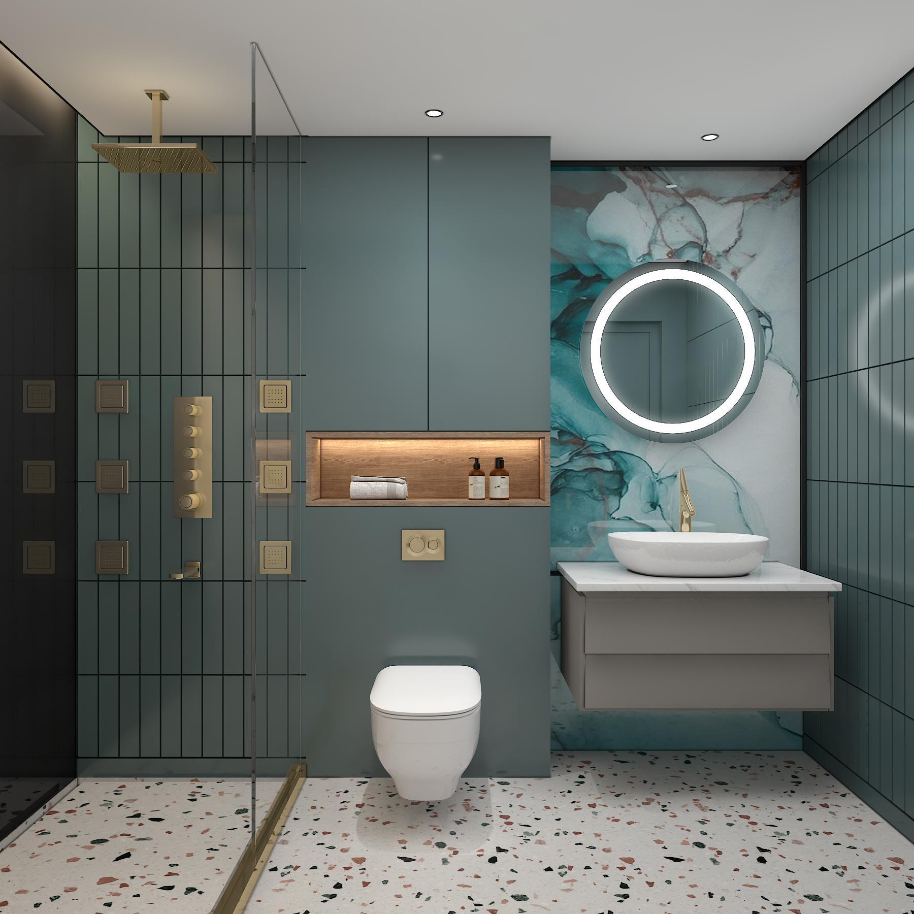 Modern shower design