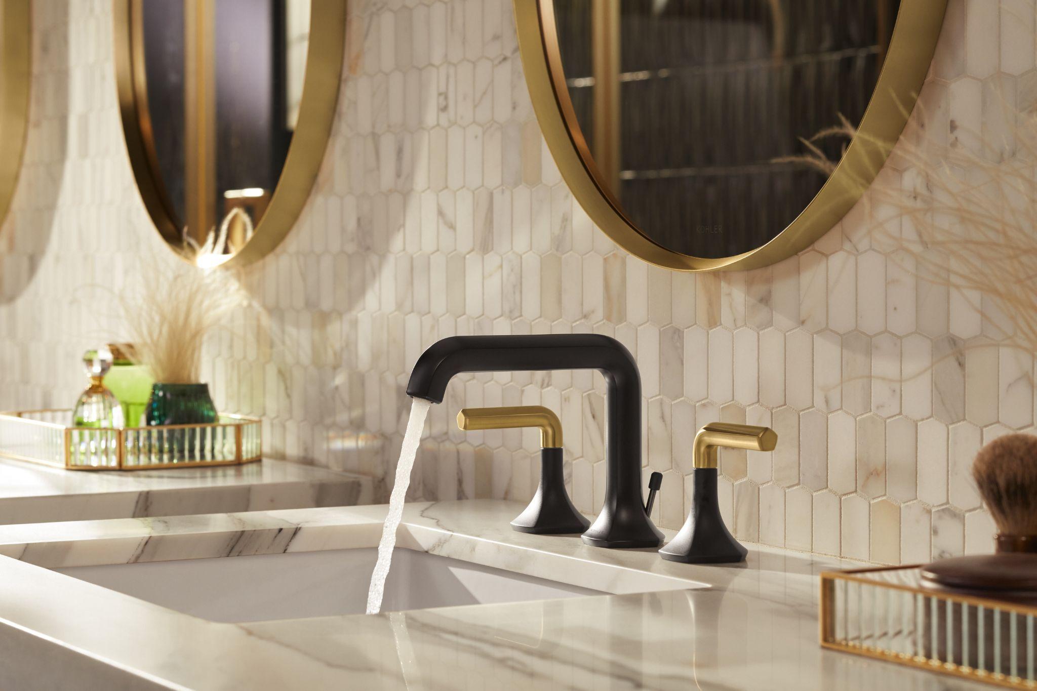 Most bathroom faucets