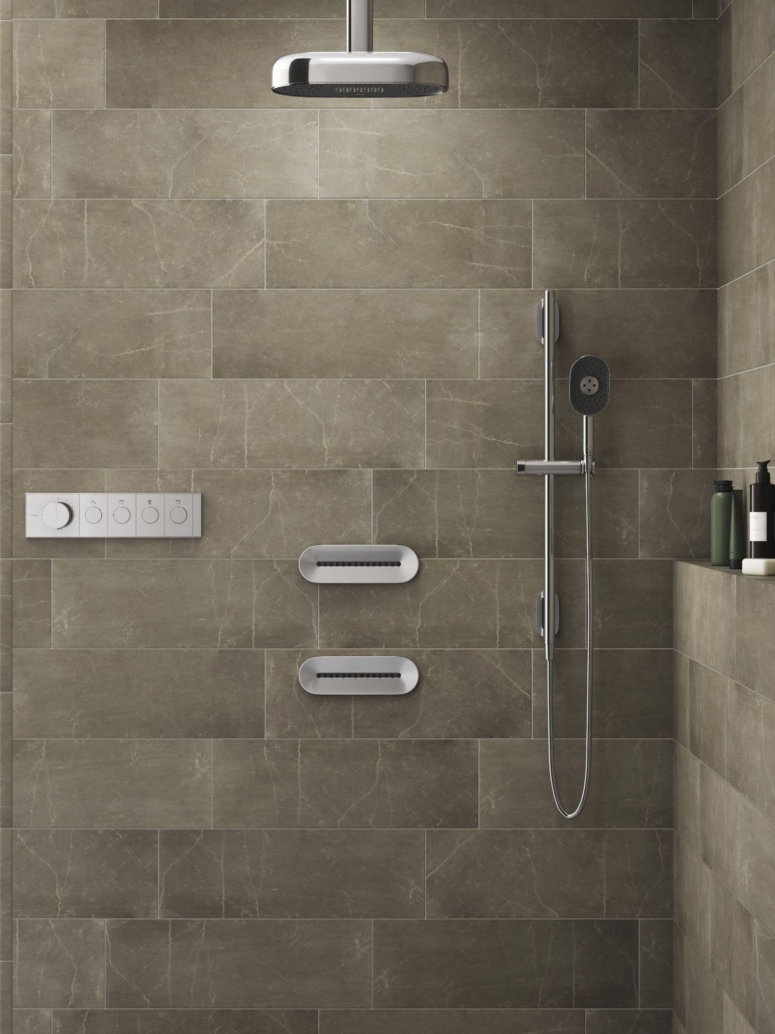 shower valve height