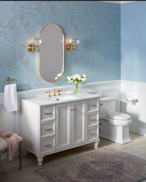 mirror over the sink