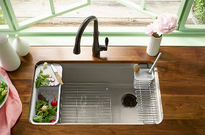 Small kitchen sink idea