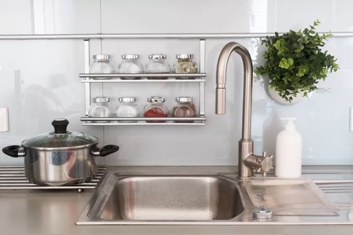 Modern kitchen sink taps