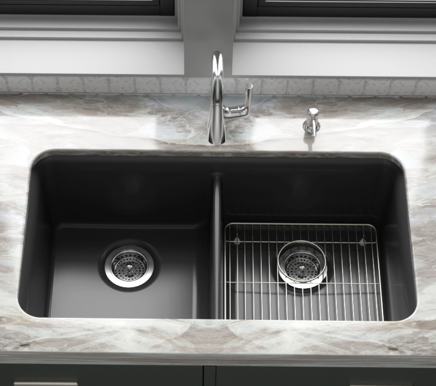 Double Kitchen Sink Systems