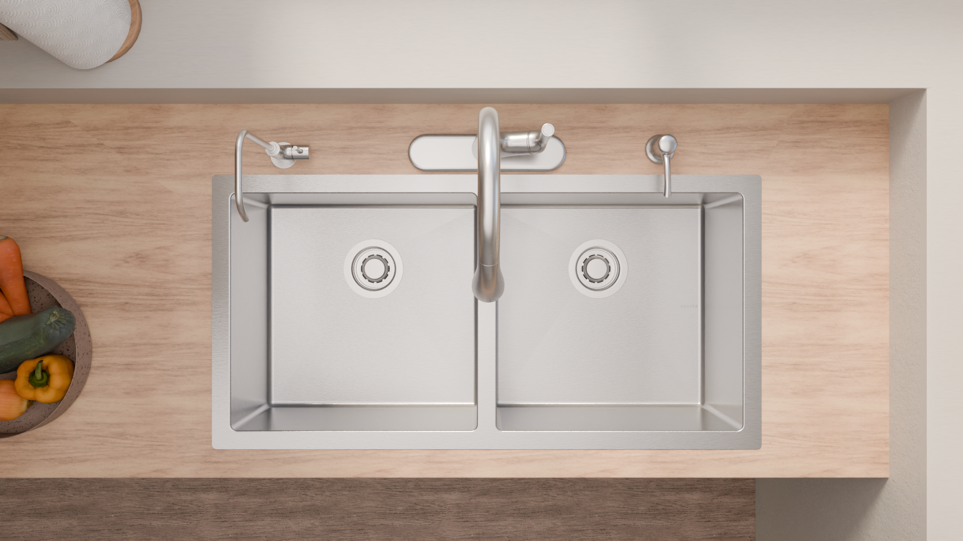 kitchen corner sink