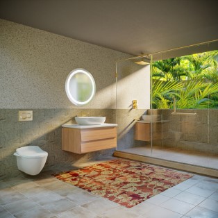 minimalistic bathroom design