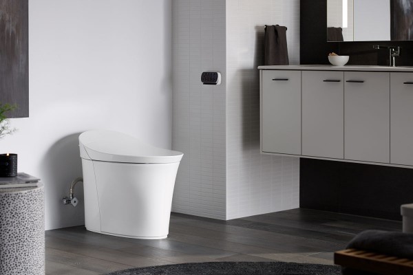 Kohler bathroom smart toilet with remote control