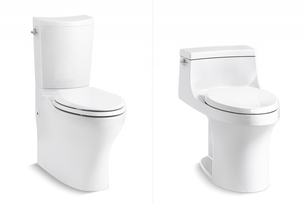 Kohler Toilet with single and double seat
