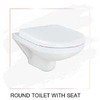 Round Toilet with Seat 2